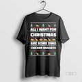 Official All I Want For Christmas Dino Nuggets Sweat Shirt