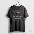 Official All I Want For Christmas Is Democracy Ugly Christmas Shrit