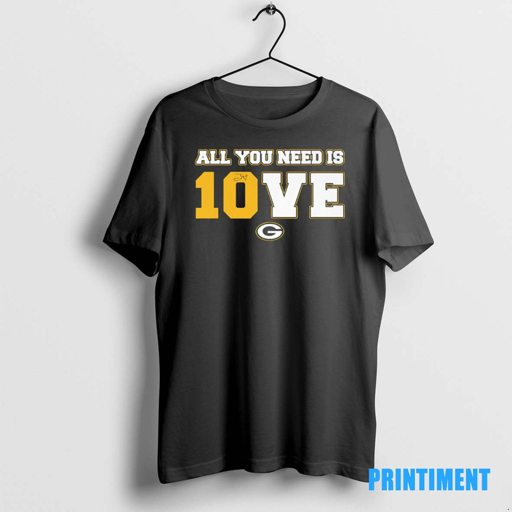 Official All You Need Is 10ve Green Bay Packers Tee Sweater