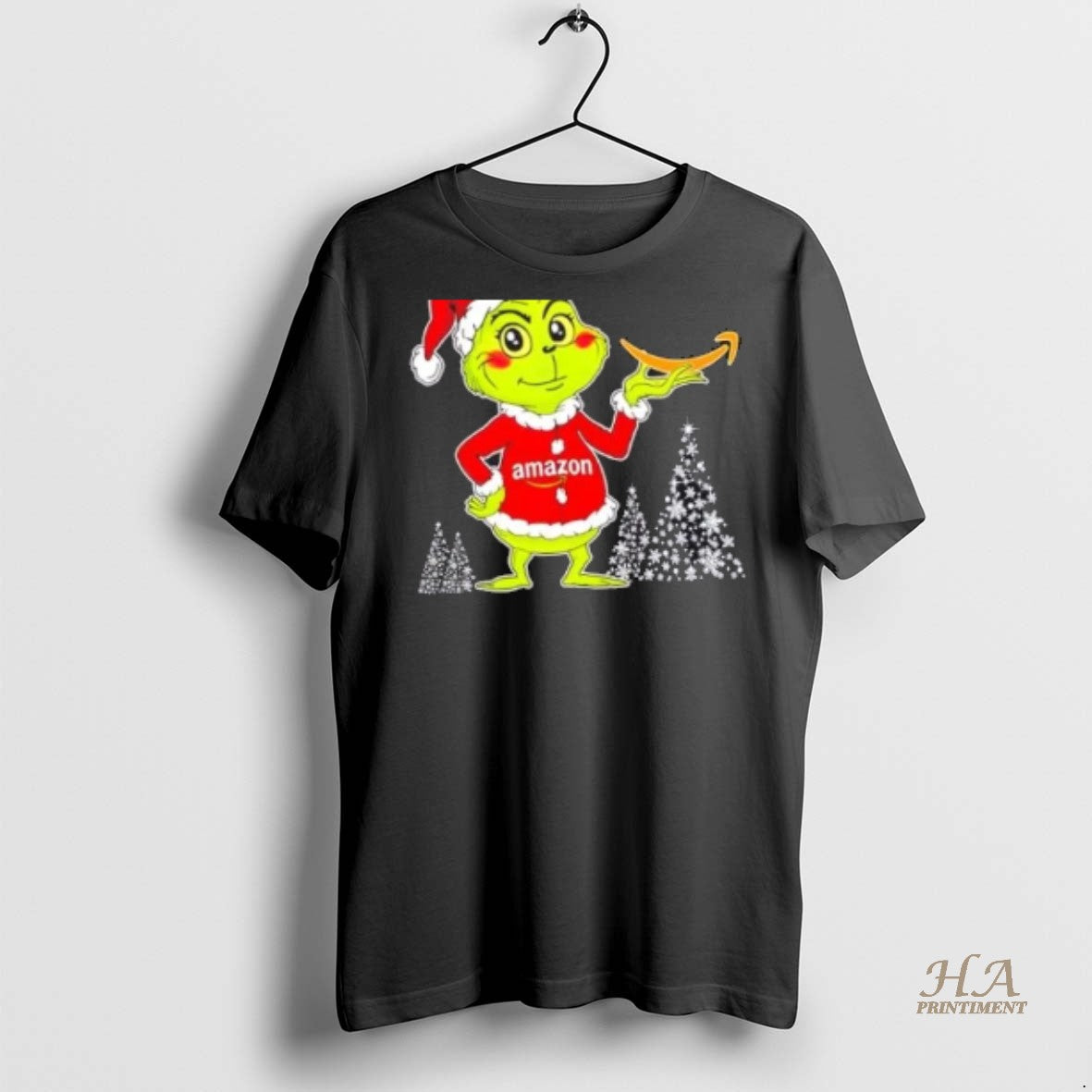 Official Amazon And Grinchmas Christmas Tree Shirt