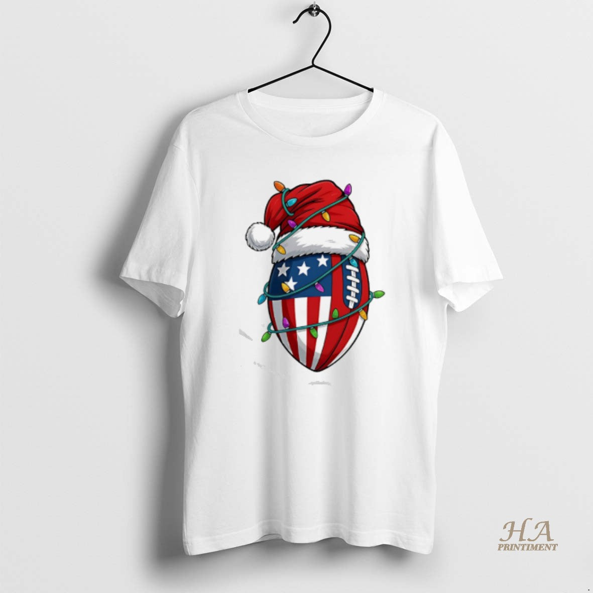 Official American Flag Football Light Christmas Hat