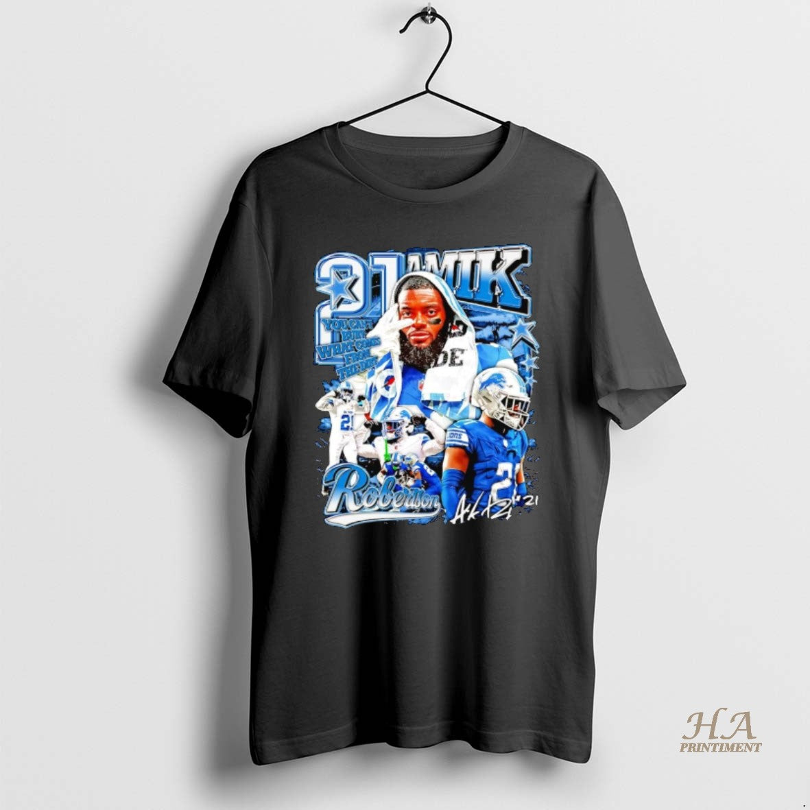 Official Amik Robertson You Cant Bury What Comes From The Dirt Detroit Lions