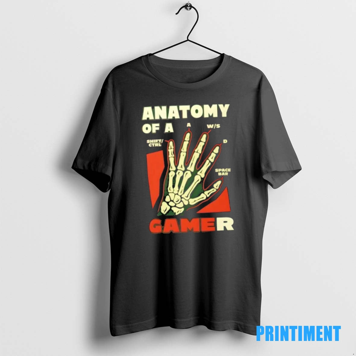 Official Anatomy Of A Gamer Gaming Skeleton Tee Sweater