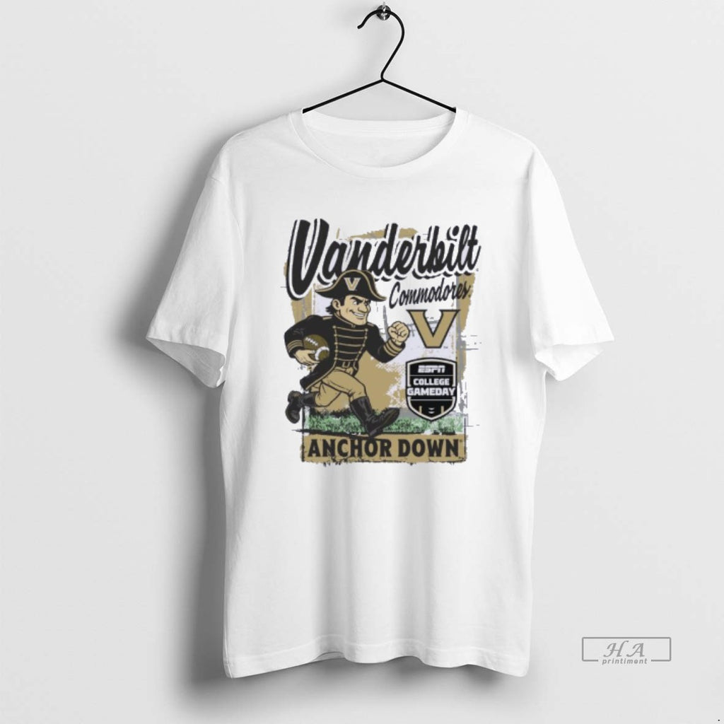 Official Anchor Down Vanderbilt University Football College Gameday