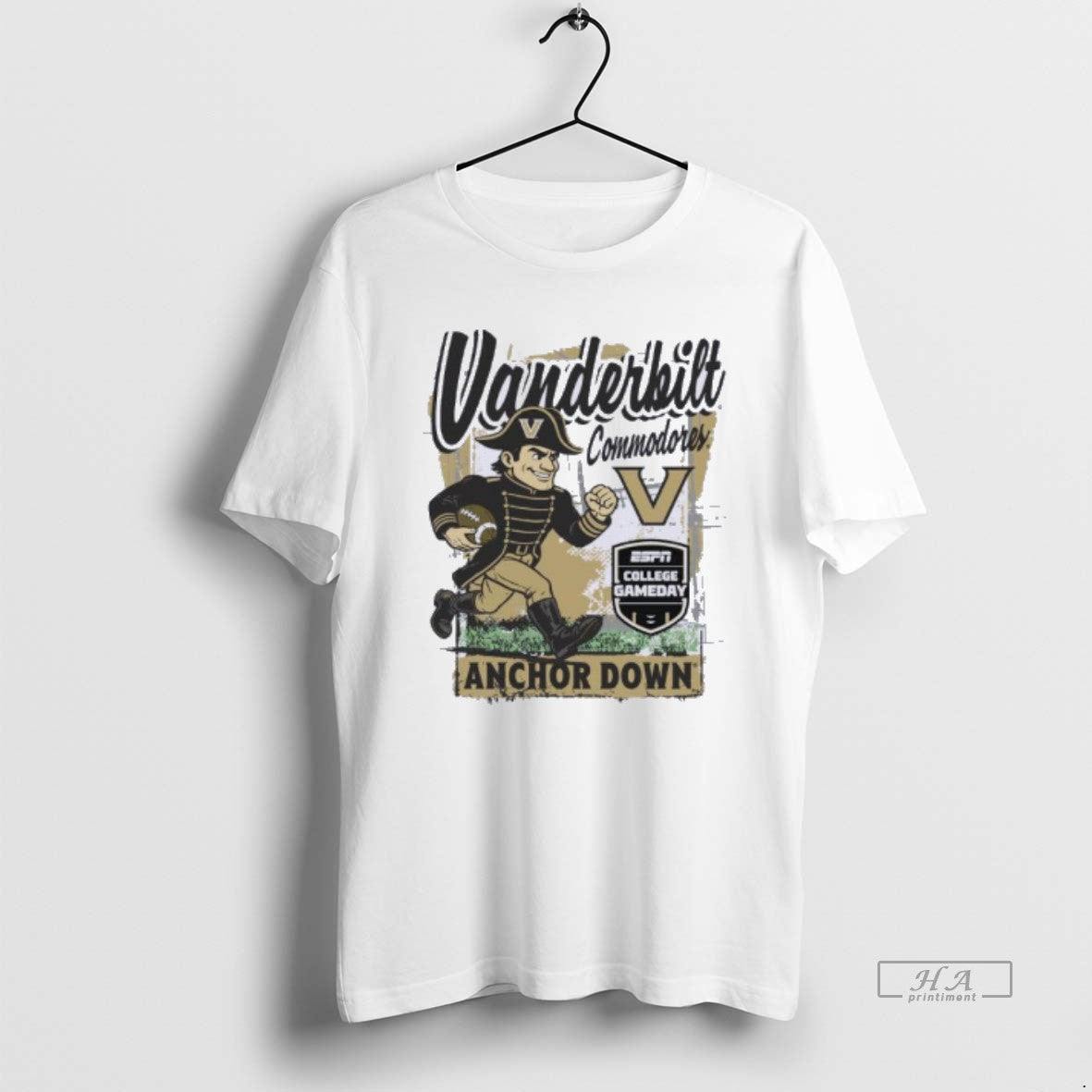 Official Anchor Down Vanderbilt University Football College Gameday