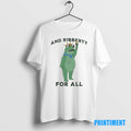 Official And Ribberty For All Portland Frogs Statue Of Liberty Tee Sweater