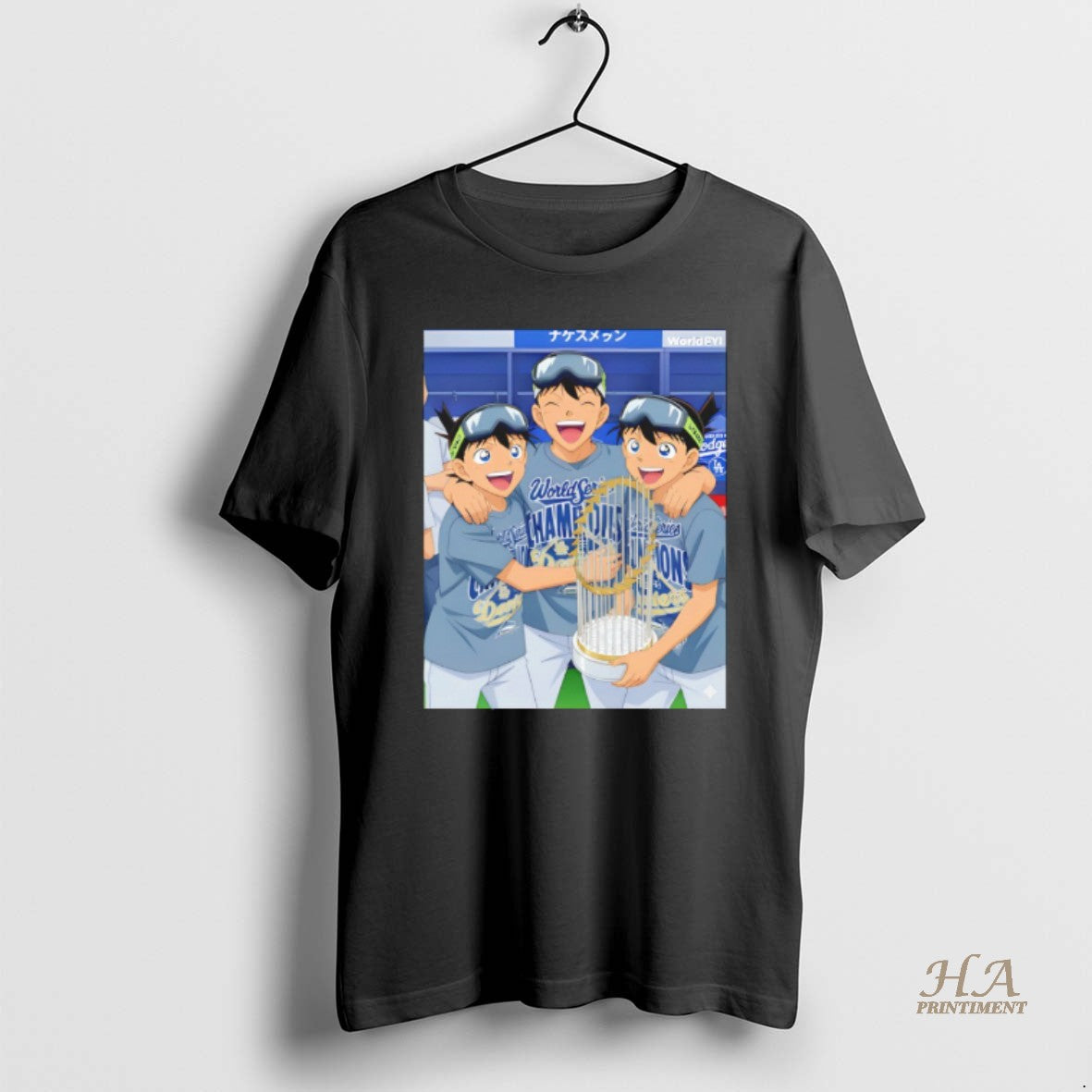 Official Anime Character Los Angeles Dodgers World Series Champions 2025 Mlb