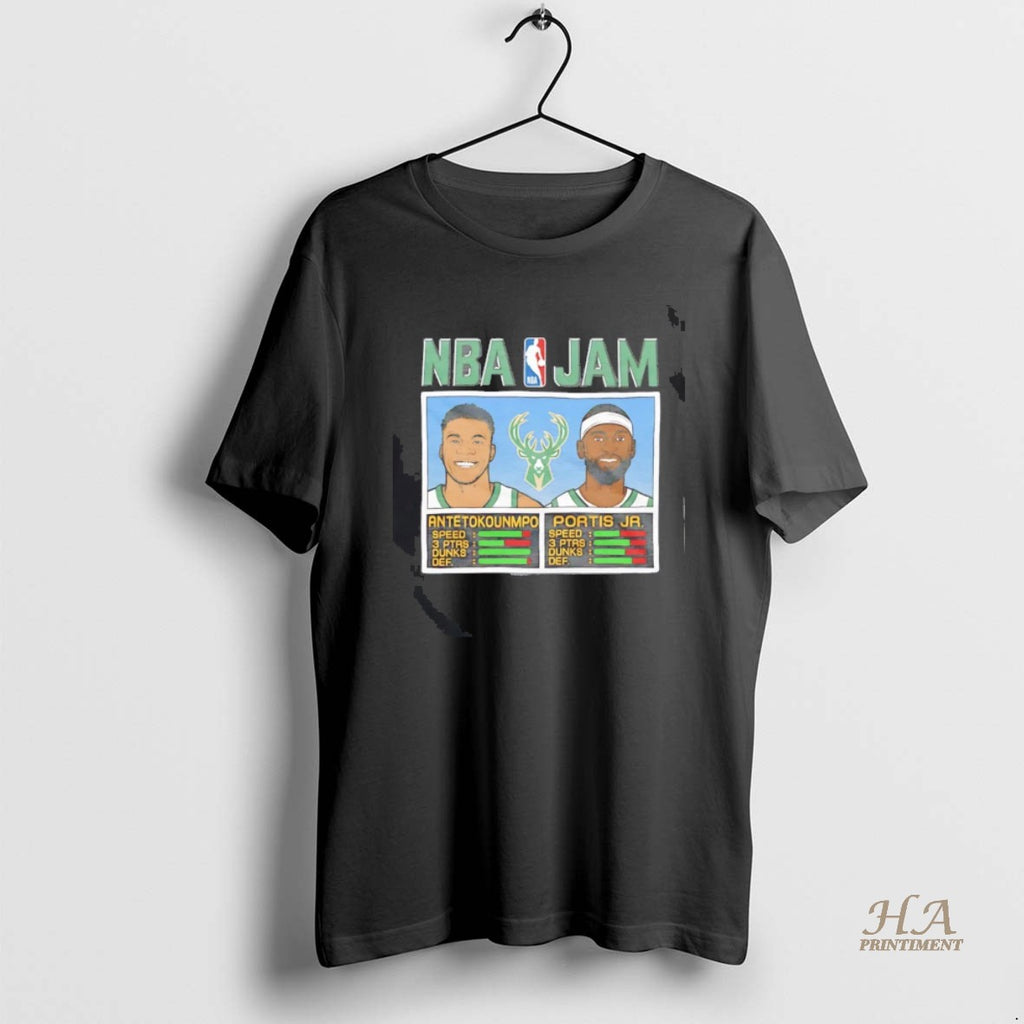 Official Antetokounmpo And Portis Jr Nba Jam Milwaukee Bucks