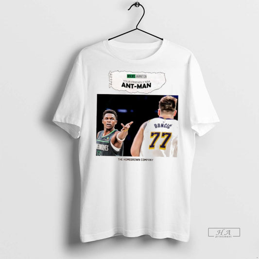 Official Anthony Edwards Wolves Animation Your Friendly Nba Ant Man The Homegrown Company Shirt