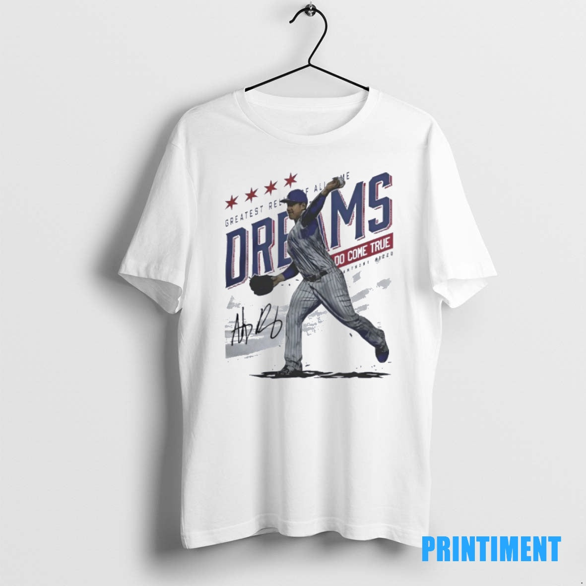 Official Anthony Rizzo Chicago C Pitching Do Come True Debut Mlb Tee Sweater