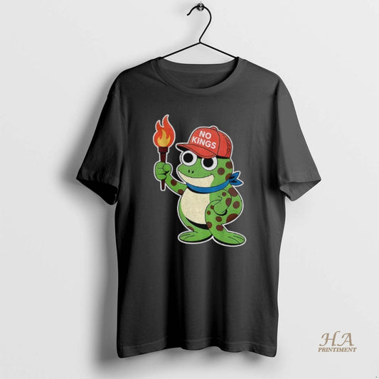 Official Anti Ice Frog No Kings Portland Protest Vintage