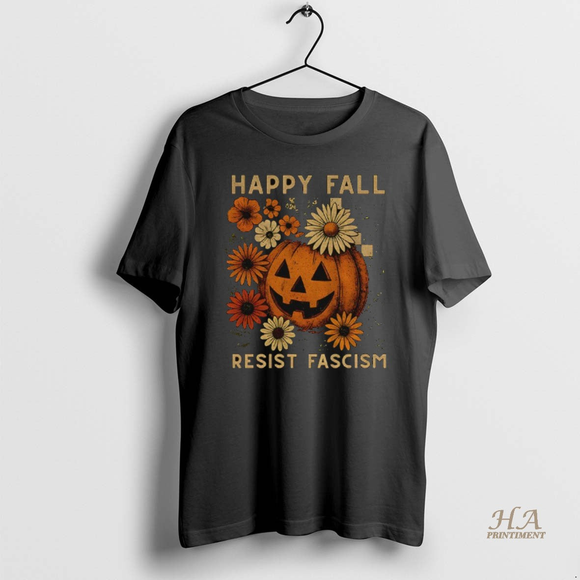 Official Anti Trump Halloween Democratic Happy Fall Resist Fascism
