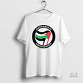 Official Antifasciste And Antisioniste Political Protest Support Palestine Logo