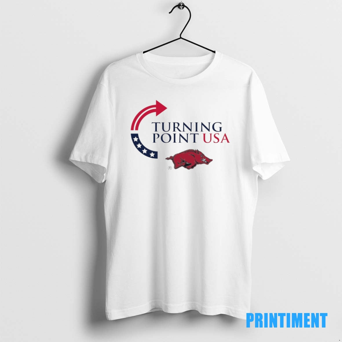 Official Arkansas Razorbacks Turning Point Usa Tee Sweater