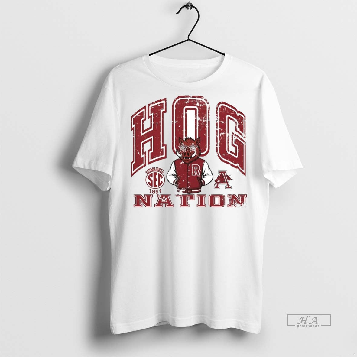 Official Arkansas Razorbacks Hog Nation Est 1894 Shirt