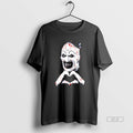 Official Art The Clown Creepy Heart Hands Graphic