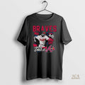 Official Atlanta Braves Chipper Jones Mitchell Ness Cooperstown Star Moment 2025 Long Sleve