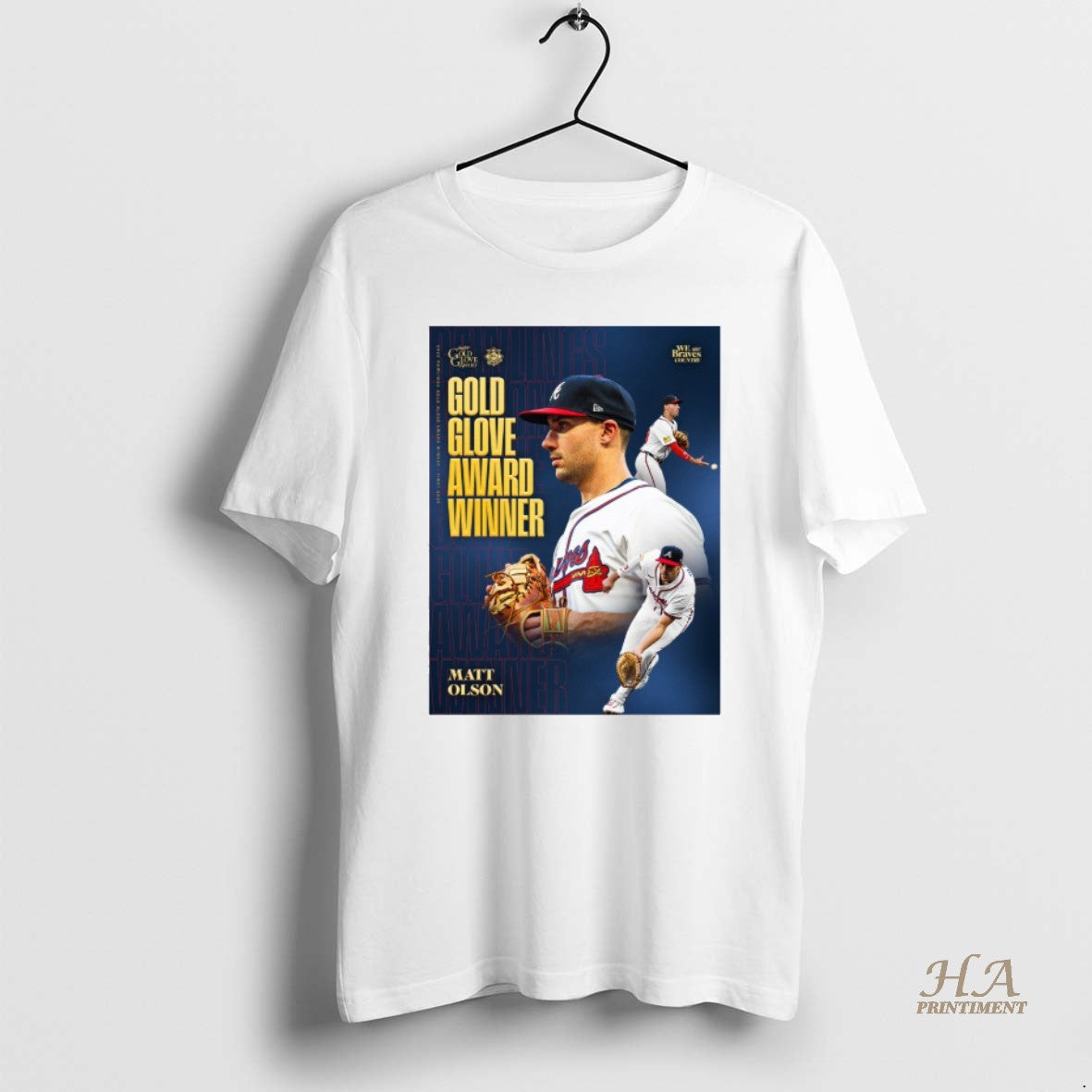 Official Atlanta Braves Congratulations To Matt Olson 2025 Rawlings Gold Glove Award