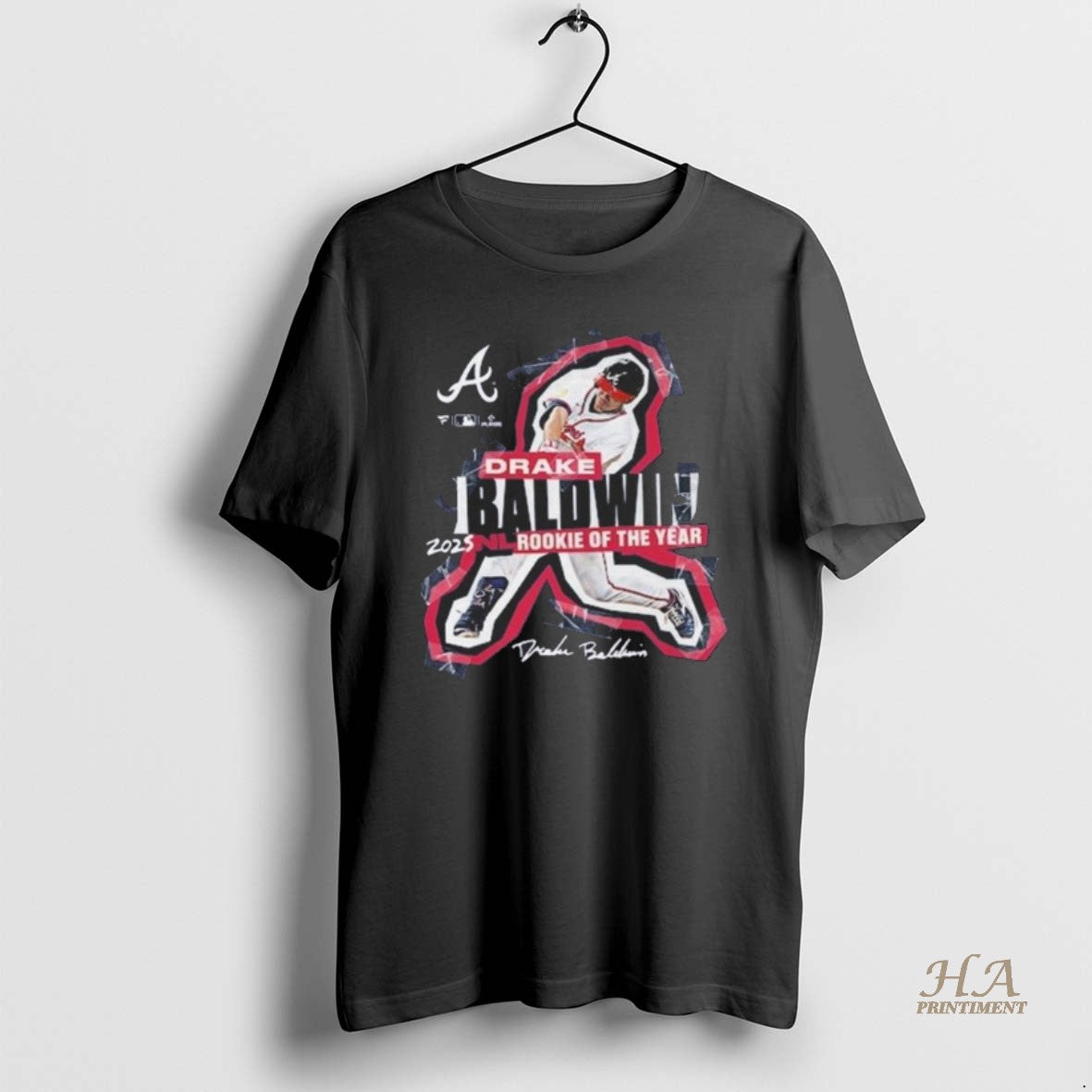 Official Atlanta Braves Drake Baldwin 2025 National League Rookie Of The Year