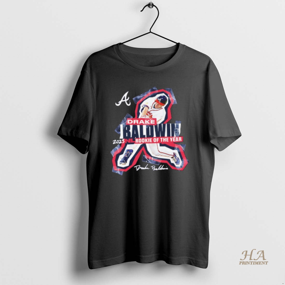 Official Atlanta Braves Drake Baldwin 2025 National League Rookie Of The Year Signature