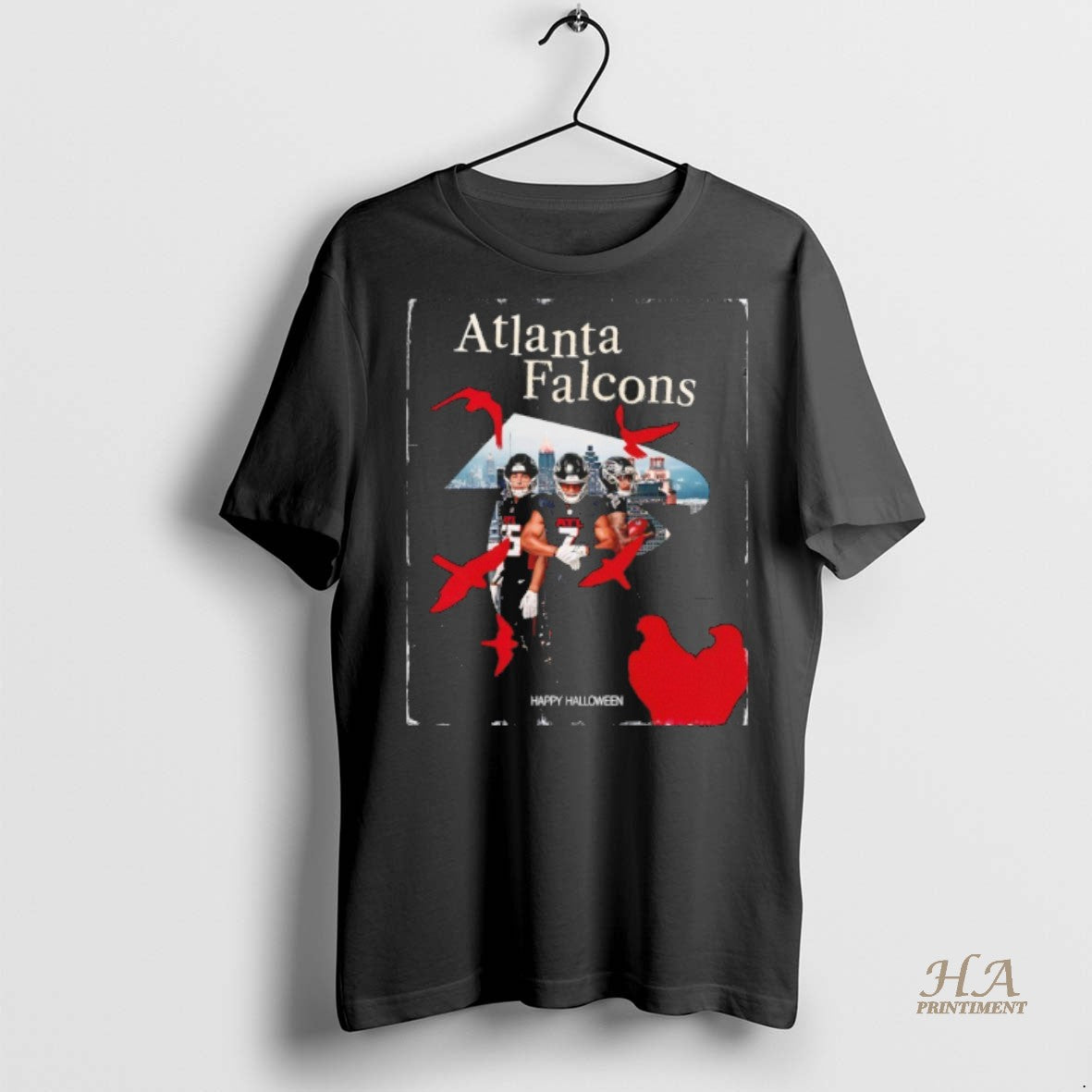 Official Atlanta Falcons Happy Halloween 2025 Shirt