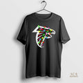 Official Atlanta Falcons Logo Holiday Lights Black