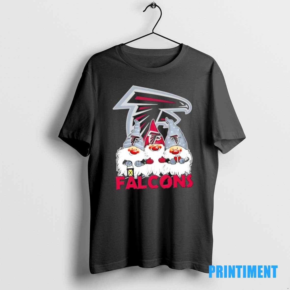 Official Atlanta Falcons X Gnomes Xmas Christmas Tee Sweater