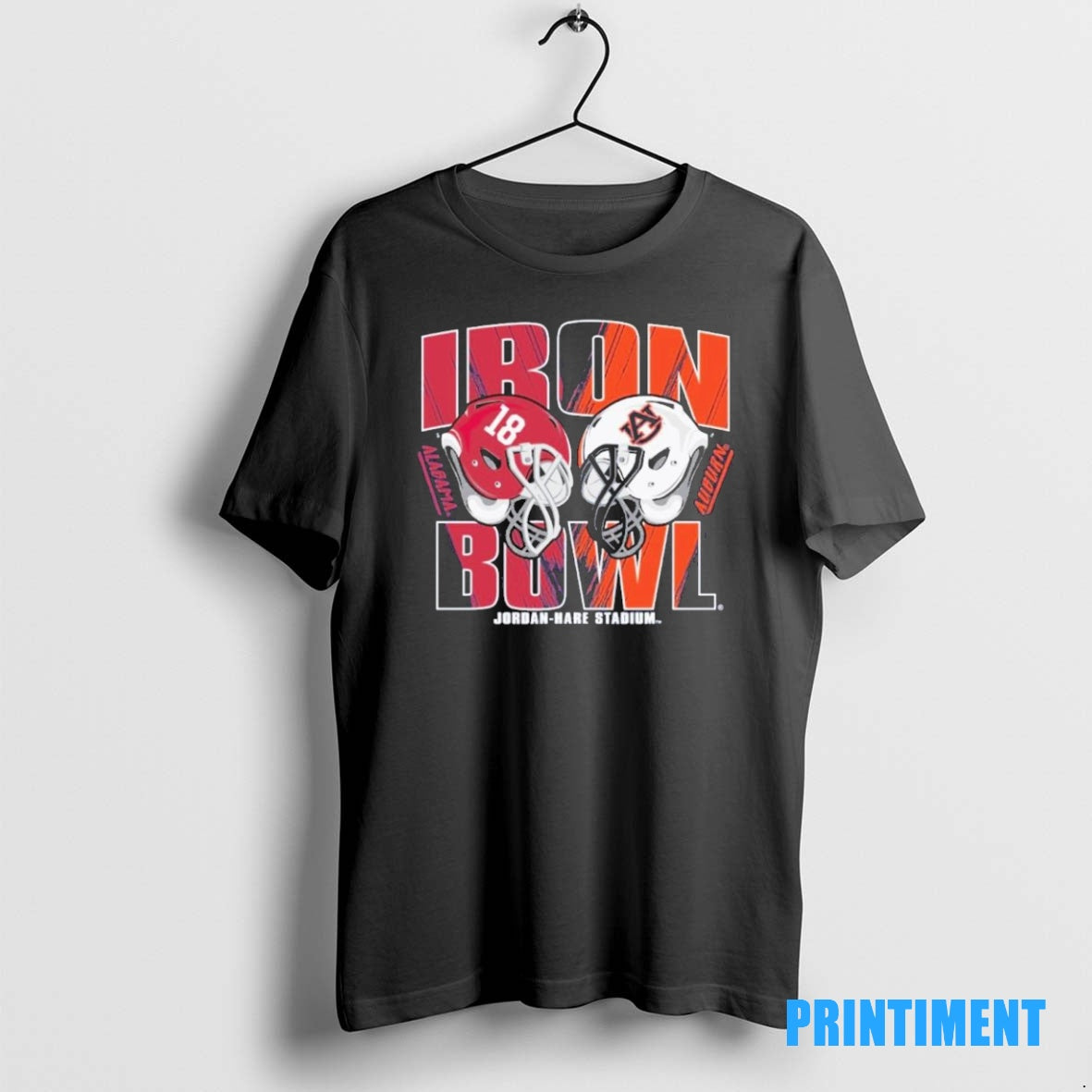 Official Auburn Tigers Football 2025 Iron Bowl Gameday Vs Alabama Helmet Tee Sweater