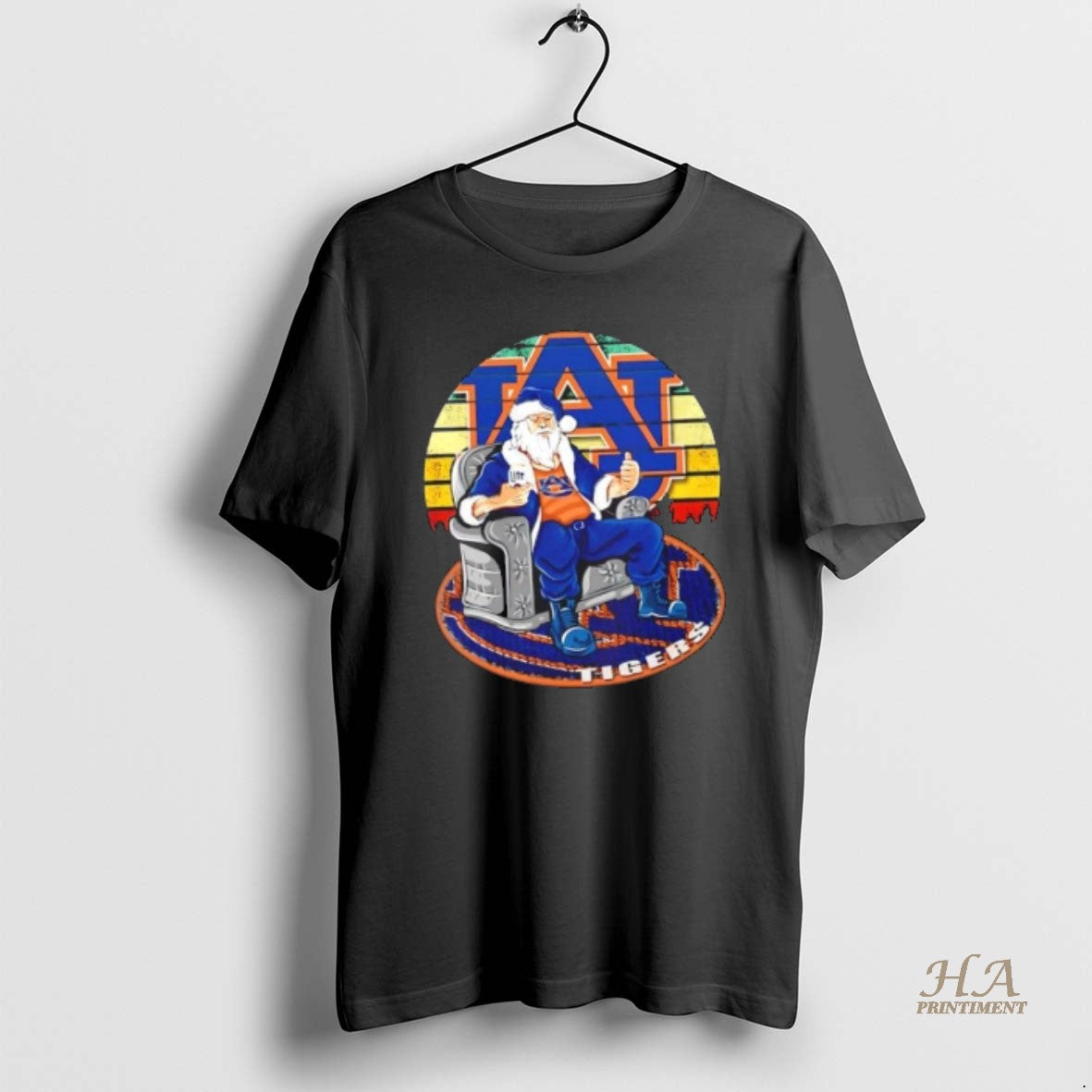 Official Auburn Tigers X Santa Claus Christmas Vintage
