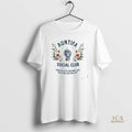 Official Auntifa Social Club When Injustice Becomes Law Mens White Tee