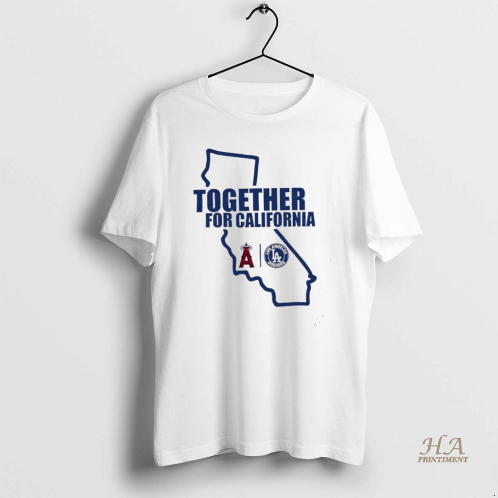 Official Awesome Los Angeles Dodgers Together For California