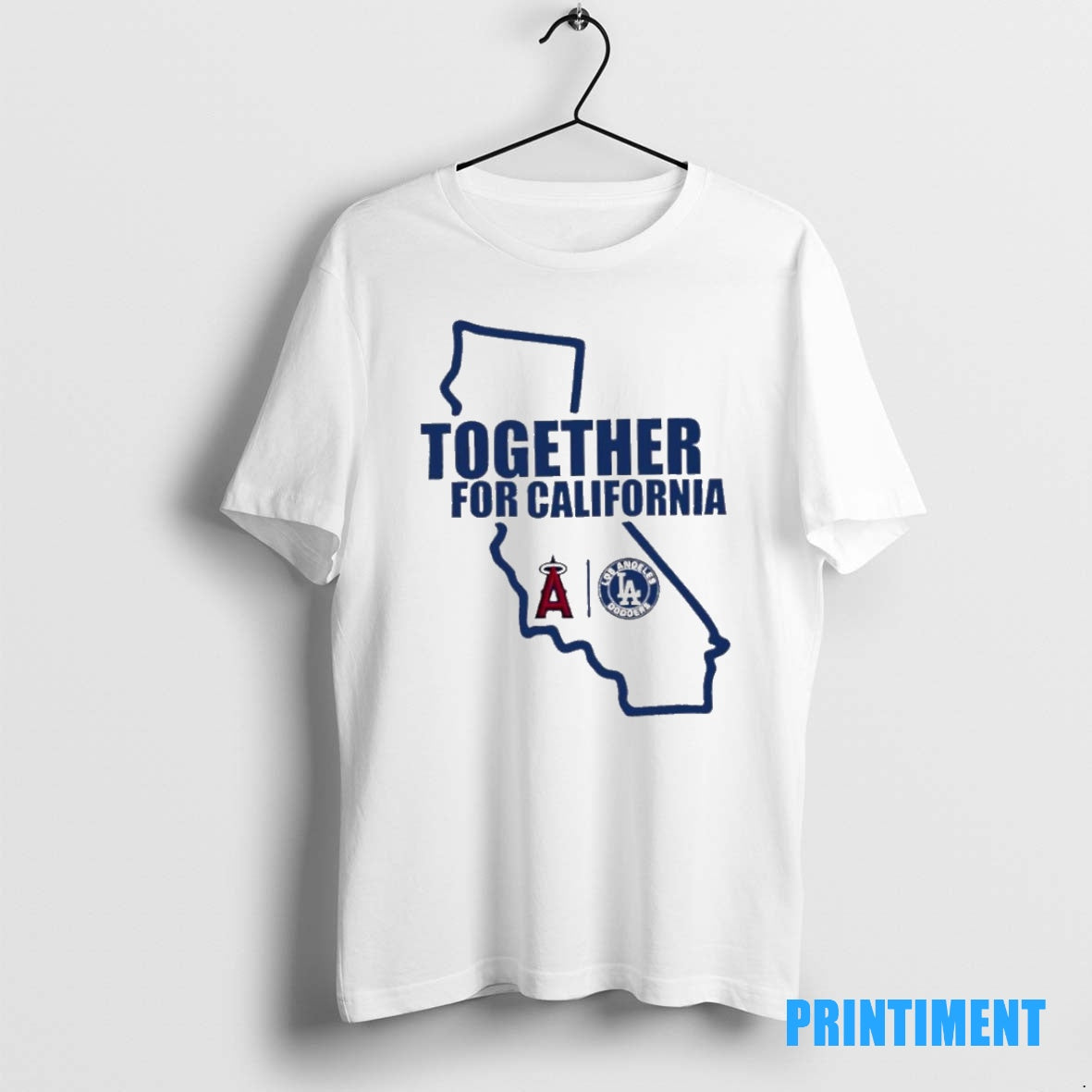 Official Awesome Los Angeles Dodgers Together For California Tee Sweater