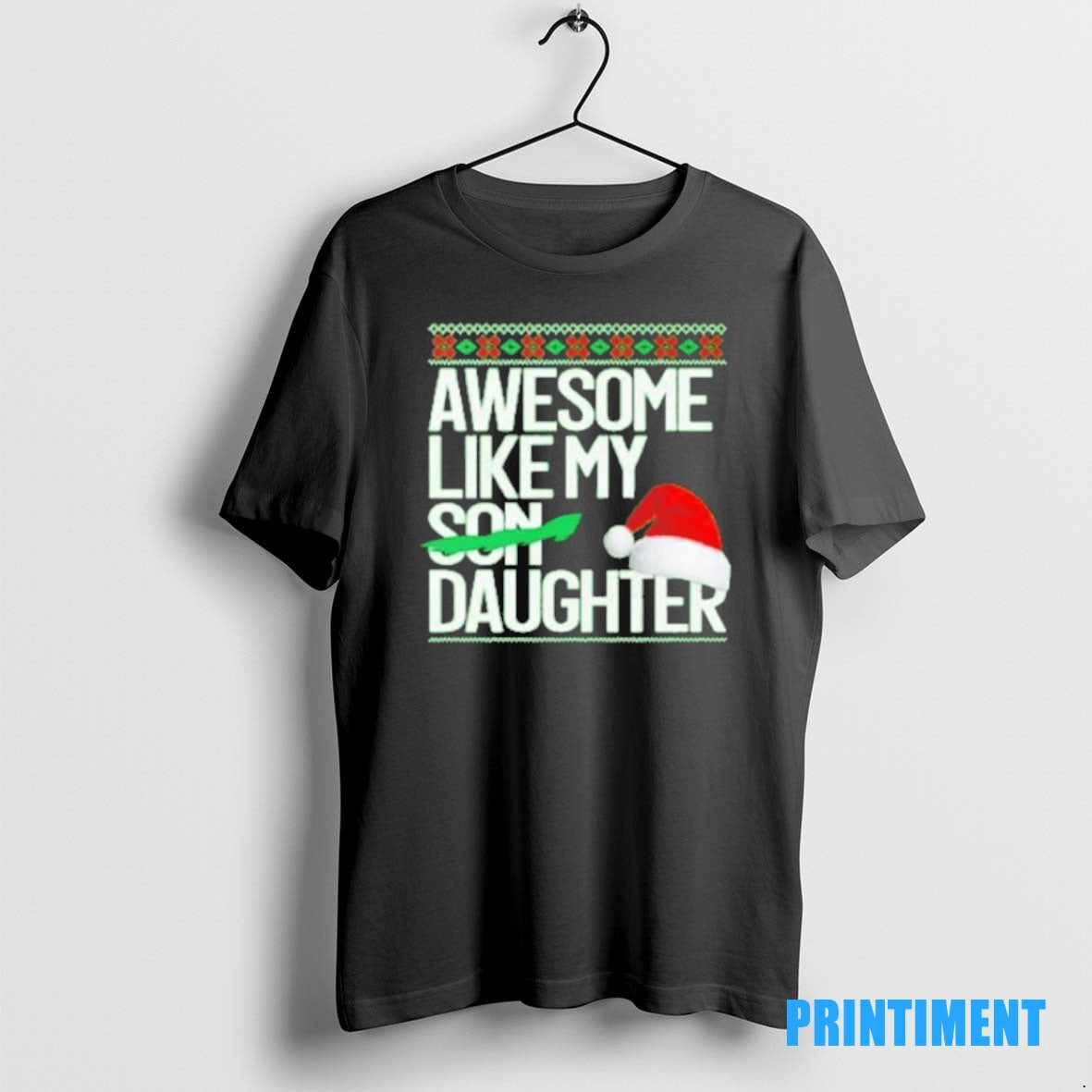 Official Awesome Like My Daughter Christmas Tee Sweater