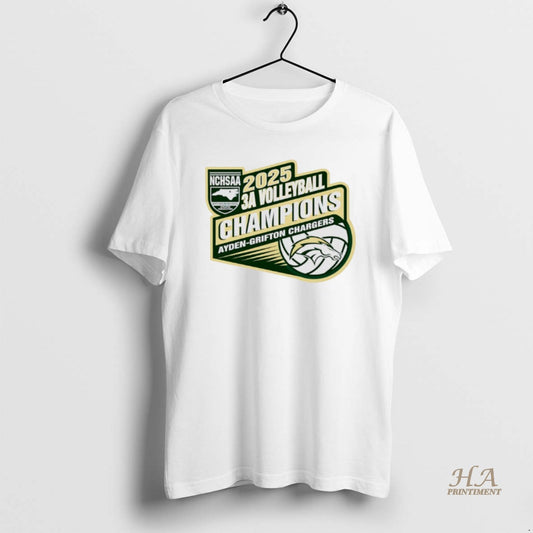 Official Ayden Grifton Chargers 2025 Nchsaa 3a Volleyball Champions