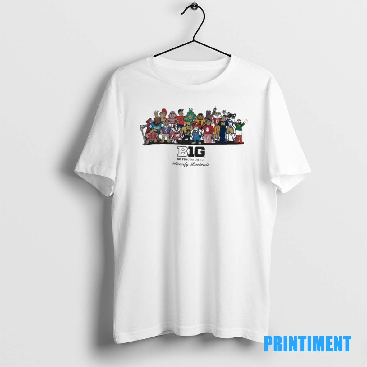 Official B10 Family Portrait Mascot Tee Sweater