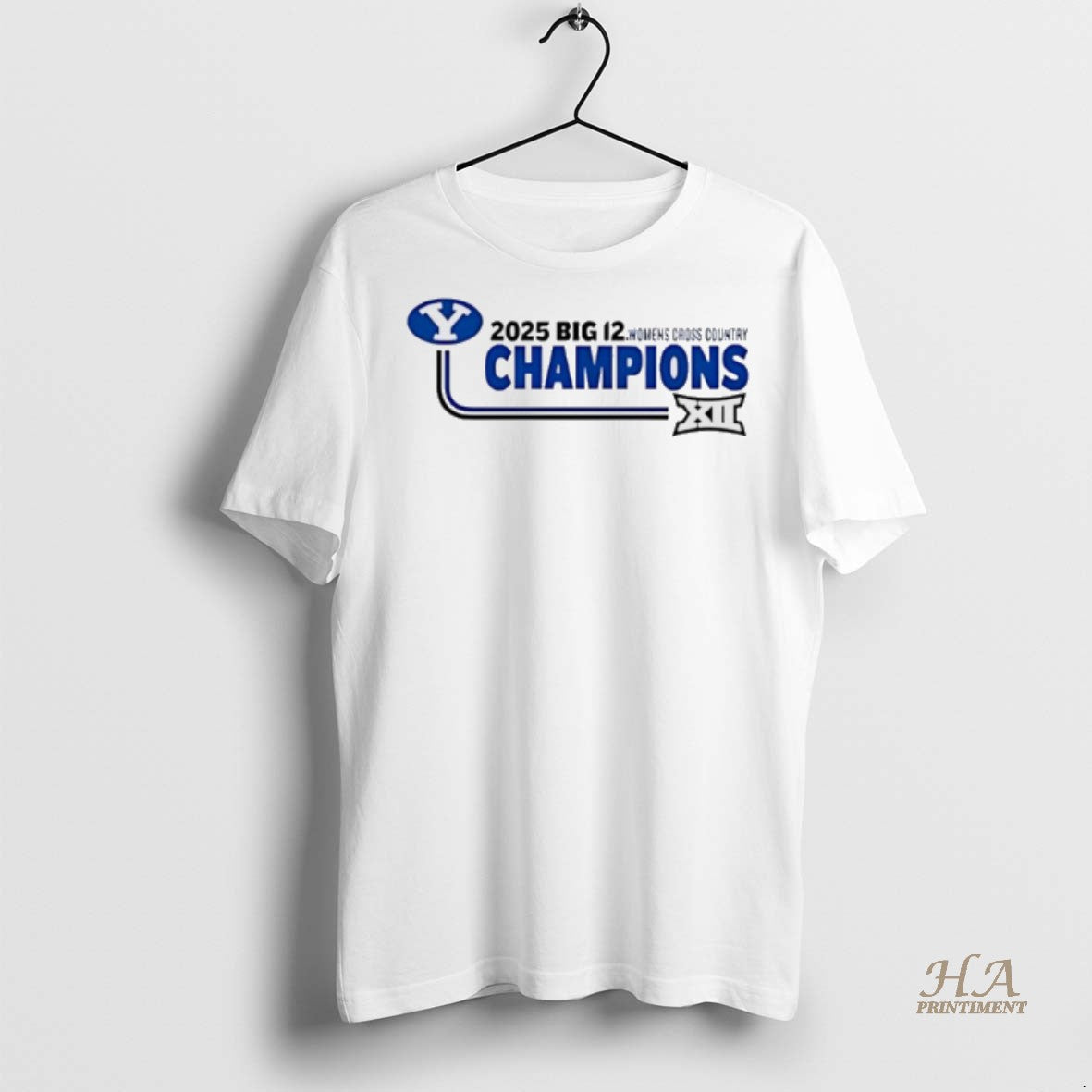 Official Byu Cougars 2025 Big 12 Womens Cross Country Champions Shirt