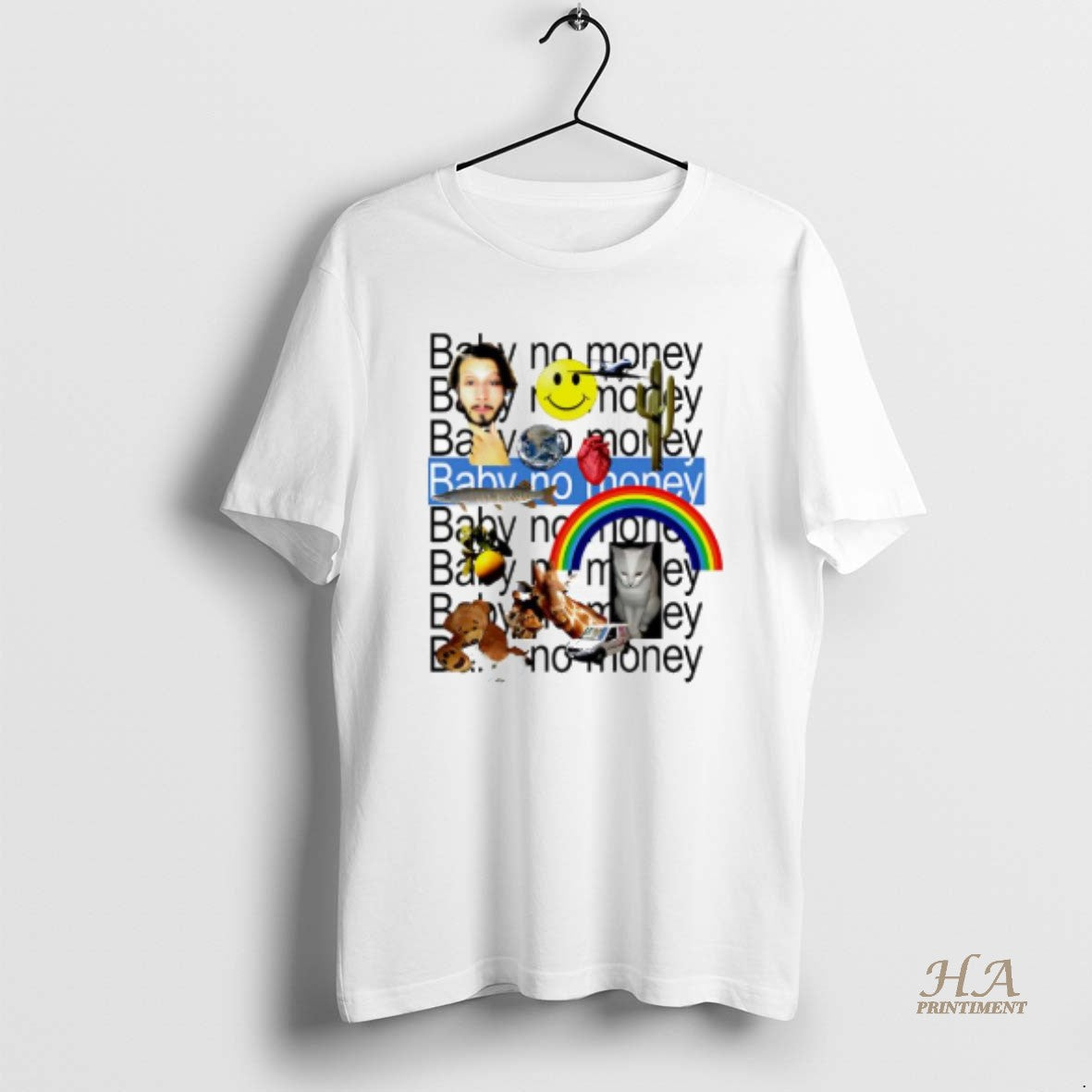 Official Baby No Money Emotion Graphic
