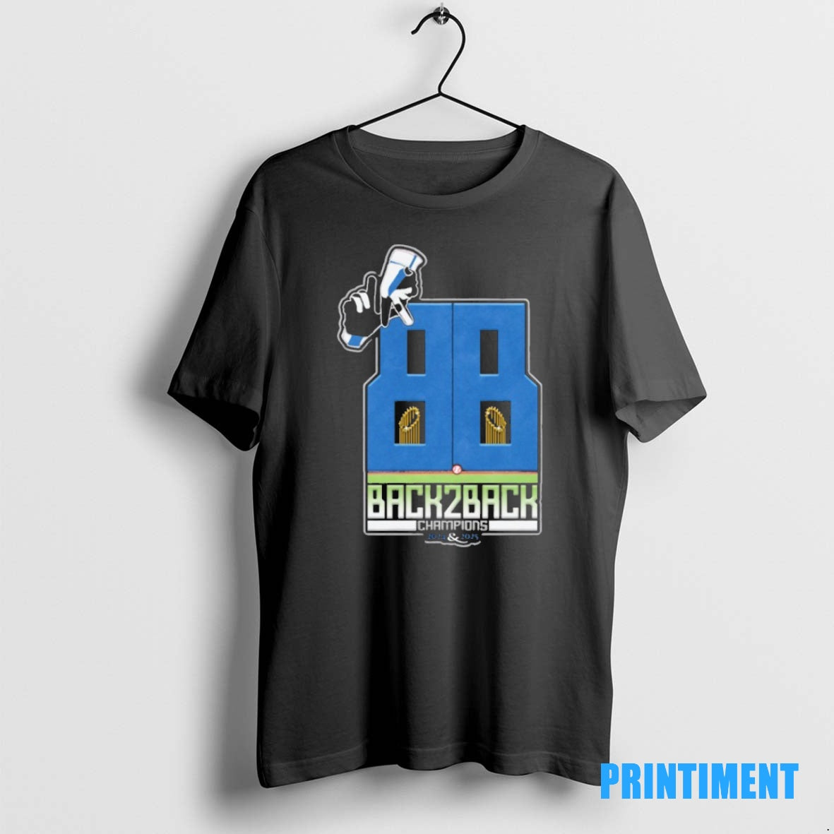 Official Back 2 Back Champions 2024 2025 Dodgers Tee Sweater