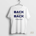 Official Back 2 Back Los Angeles Dodgers Champions Mlb World Series