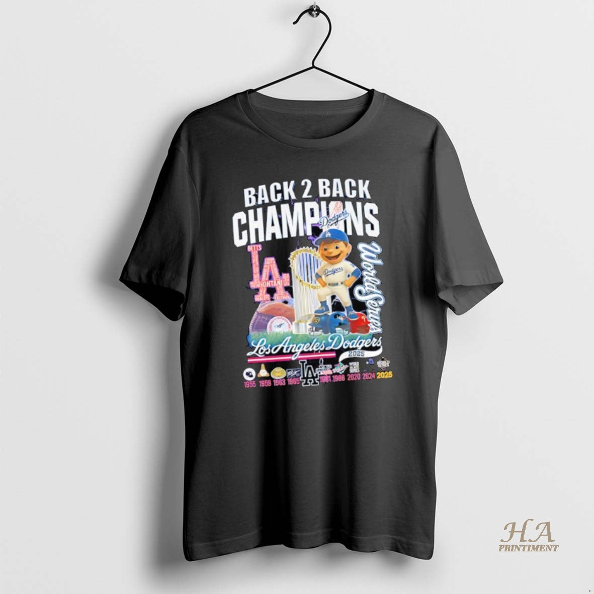 Official Back 2 Back Los Angeles Dodgers Champions World Series 2025