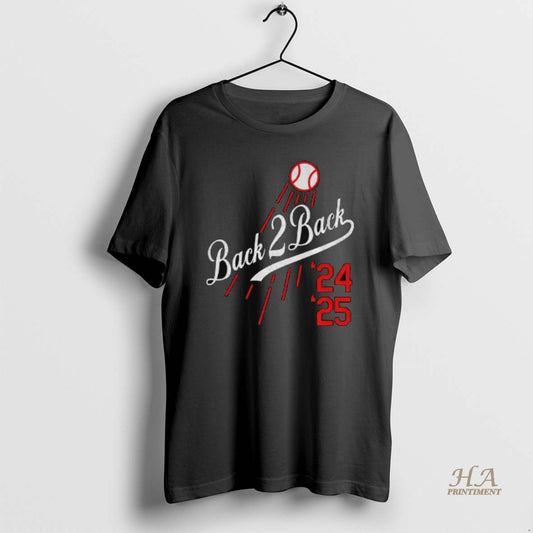Official Back 2 Back Los Angeles Dodgers World Series Champions 2024 2025 Mlb