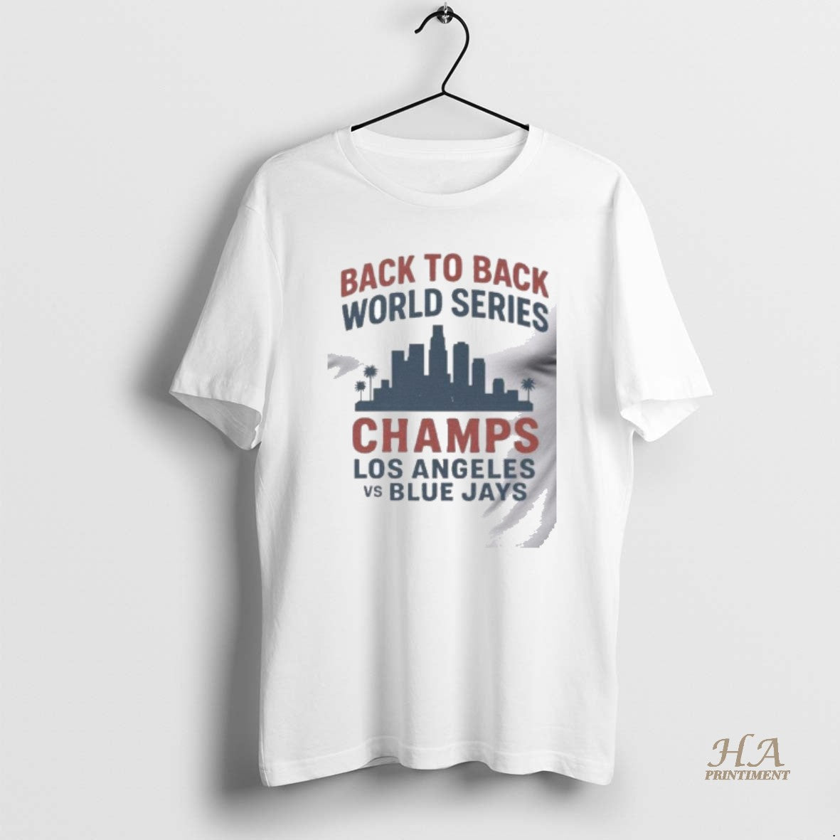Official Back To Back World Series Champs Los Angeles Vs Blue Jays T Men