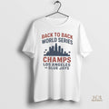 Official Back To Back World Series Champs Los Angeles Dodgers Vs Toronto Blue Jays