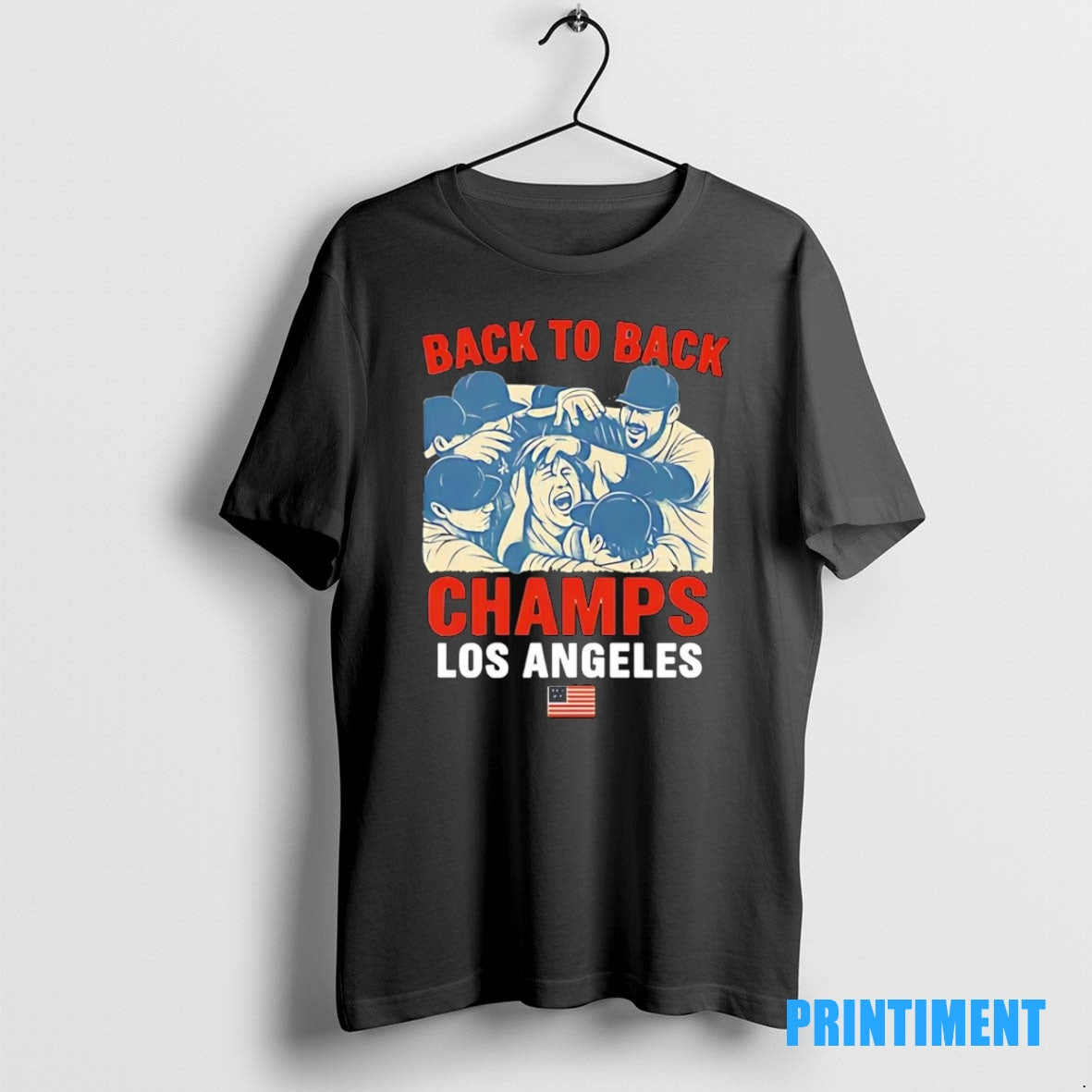 Official Back To Back Champs La Dodgers Tee Sweater