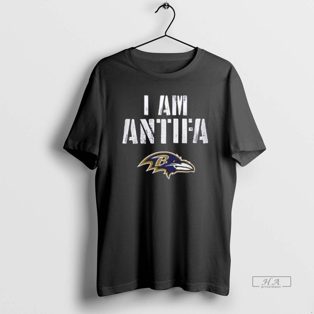 Official Baltimore Ravens Football I Am Antifa