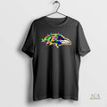 Official Baltimore Ravens Logo Holiday Lights