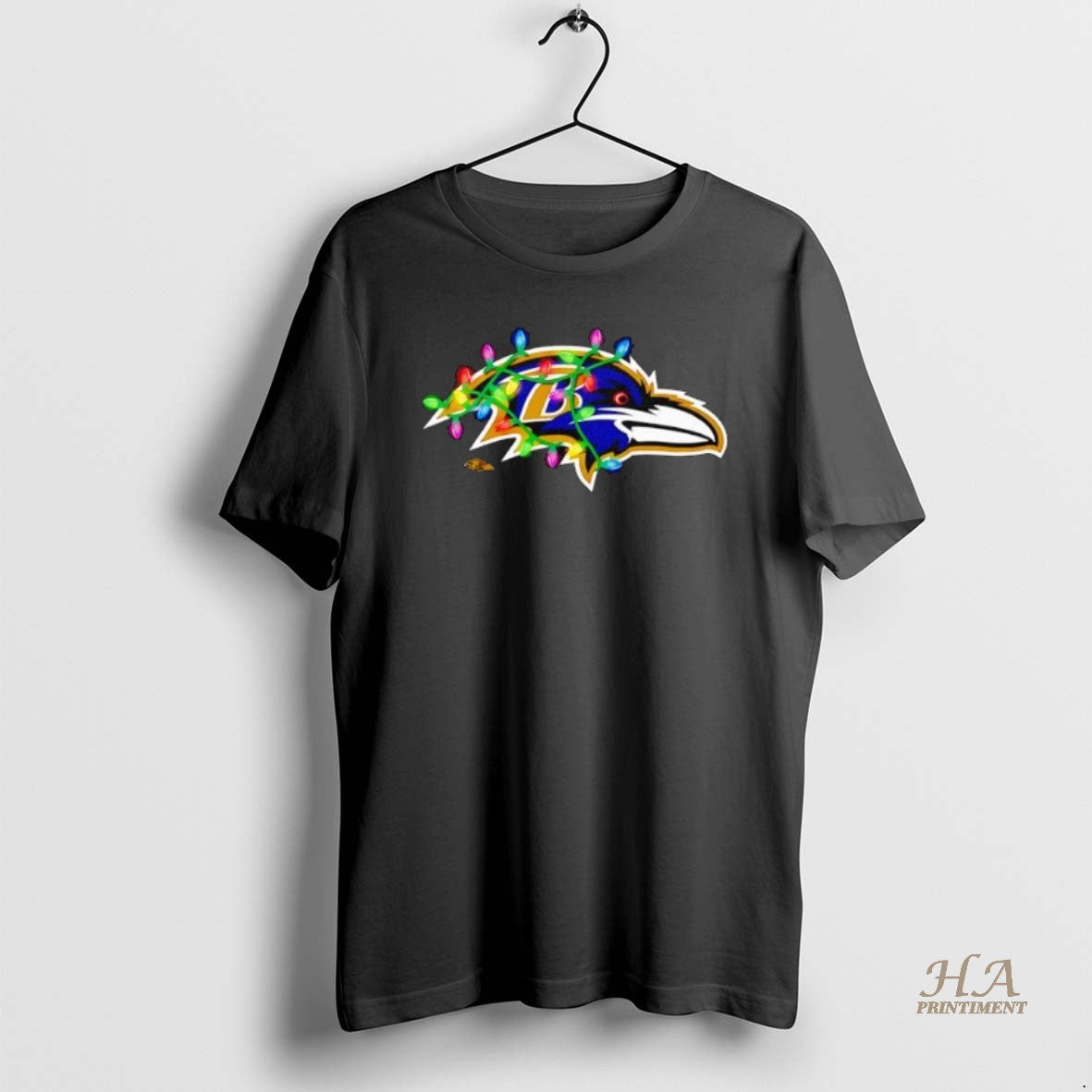 Official Baltimore Ravens Logo Holiday Lights