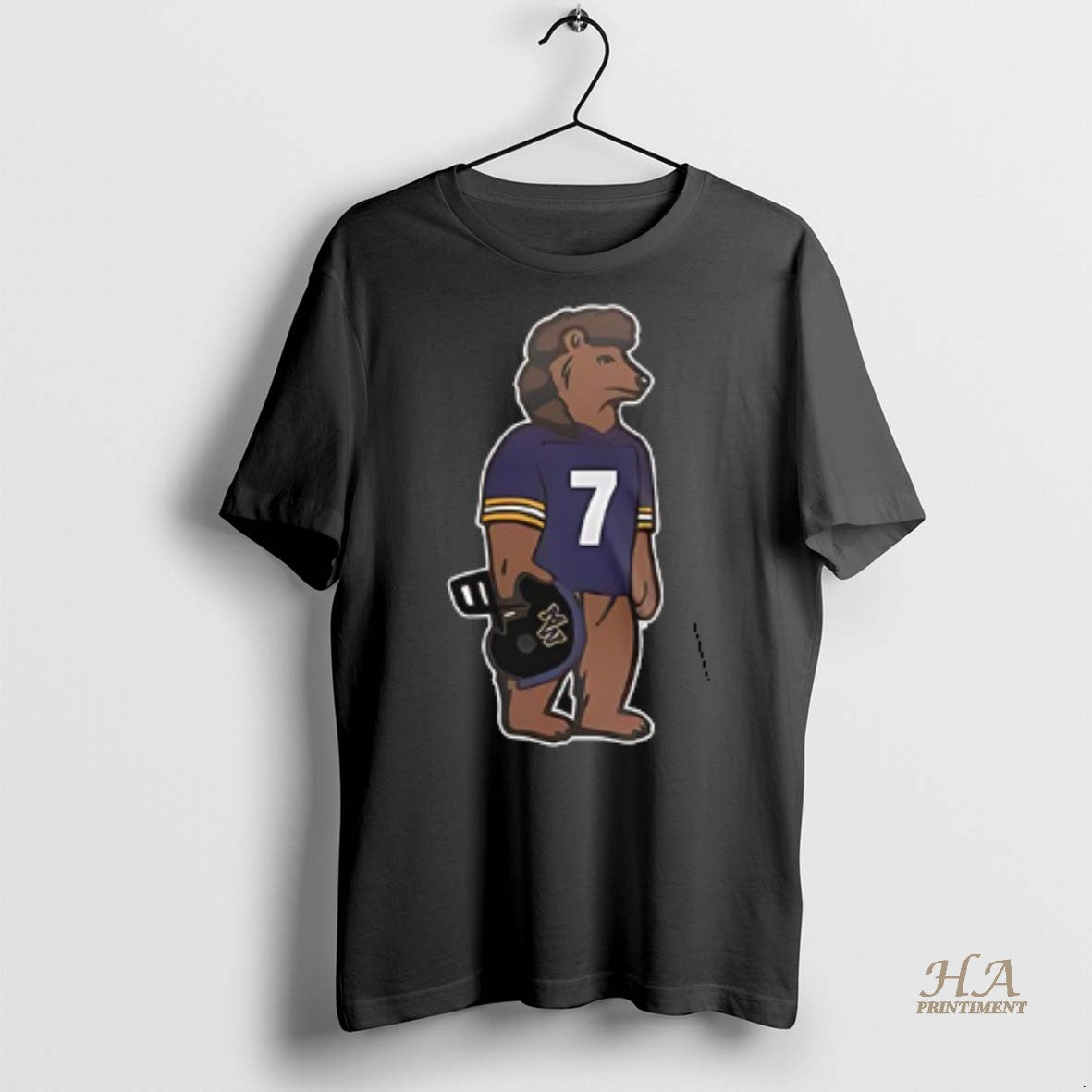 Official Baltimore Ravens X Morgan Wallen Bear Raven Mascot Shirt