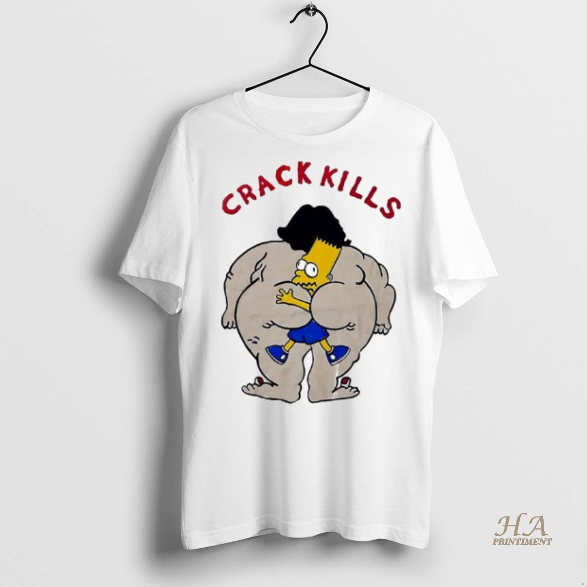 Official Bart Simpson Crack Kills Shirt