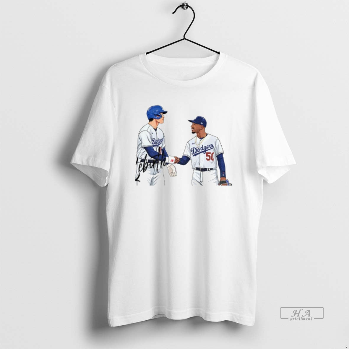 Official Baseball Celebratory Fist Pump With Mookie Betts Dodgers Signing Moment